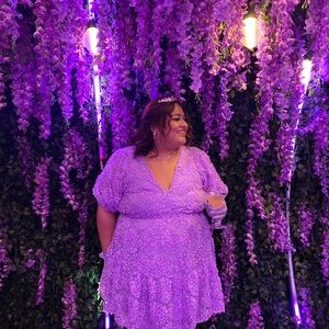 Lavender Textured Dress